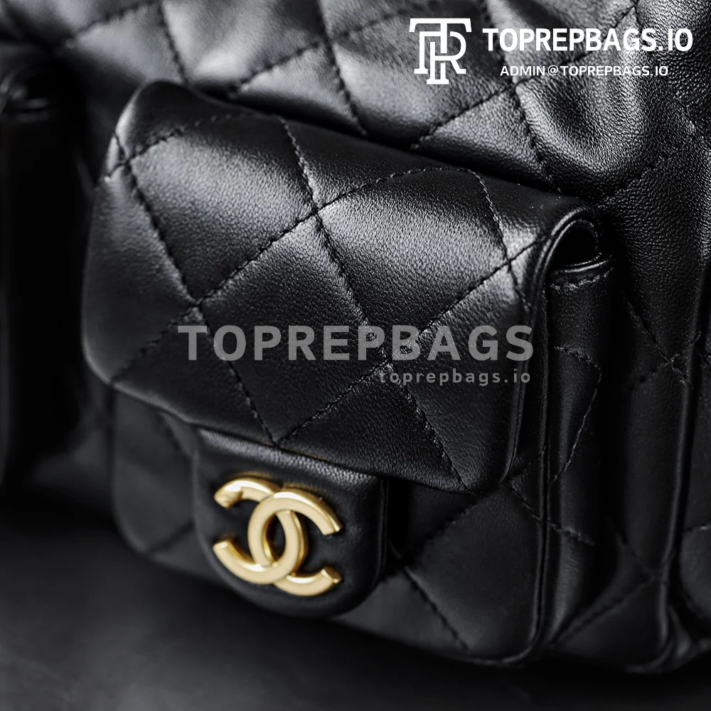 i1769754694641_9083_0_0 Chanel 25 Hobo Small in Black