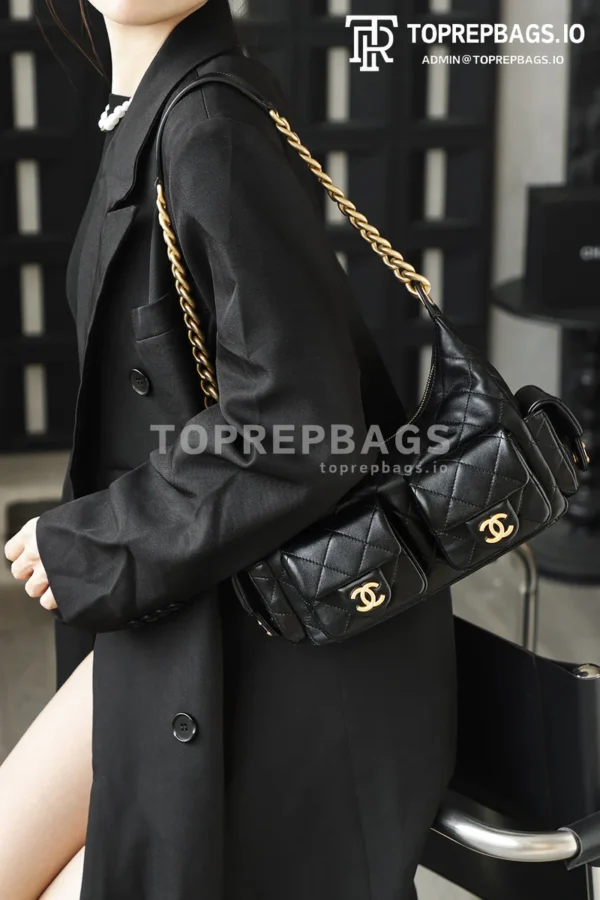 i1769754894446_1221_0_4 Chanel 25 Hobo Small in Black