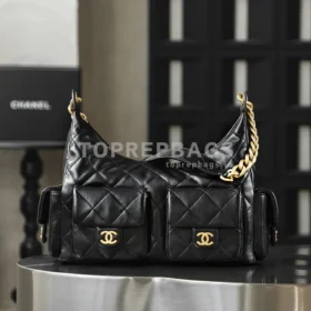 i1769754972081_4077_0_0 Chanel 25 Hobo in Black