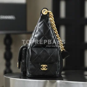 Chanel 25 Hobo in Black
