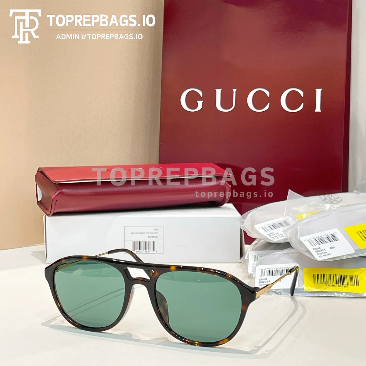 i1769919756774_5610_0_1 Gucci GG2254 Optical Frames in Clear