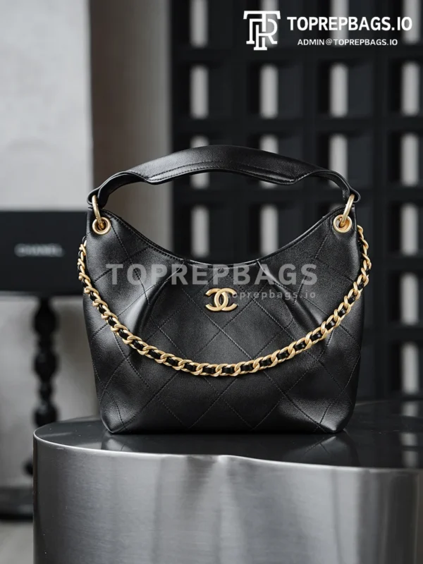 i1770199868245_9620_0_0 Chanel Maxi Hobo in Black