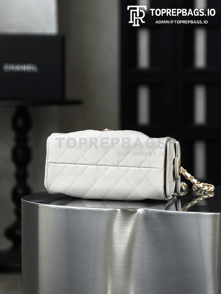 i1770373535325_7192_0_3 Chanel 25 Bag Mini in White