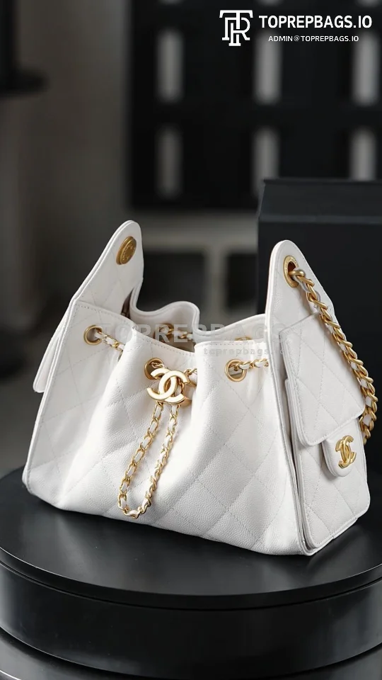 i1770374093007_8923_0_0 Chanel 25 Bag Mini in White