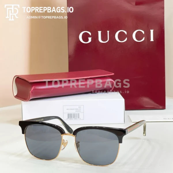 i1773639391457_4639_0_2 Gucci GG0382S Sunglasses in Black
