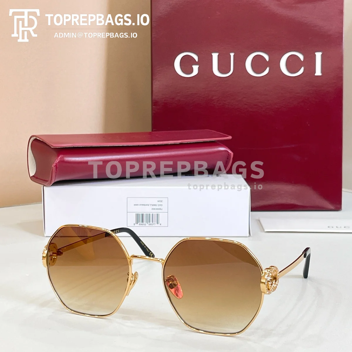 i1773643778795_6751_0_3 Gucci GG2046S Sunglasses in Brown