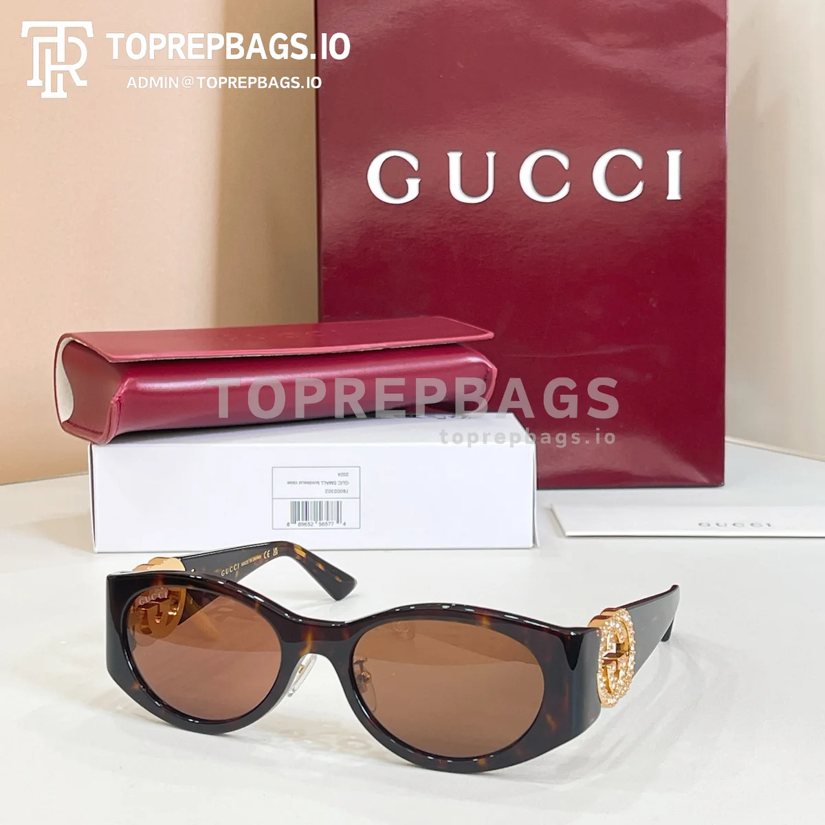 i1773643968828_6859_0_3 Gucci GG2123SA Sunglasses in Black