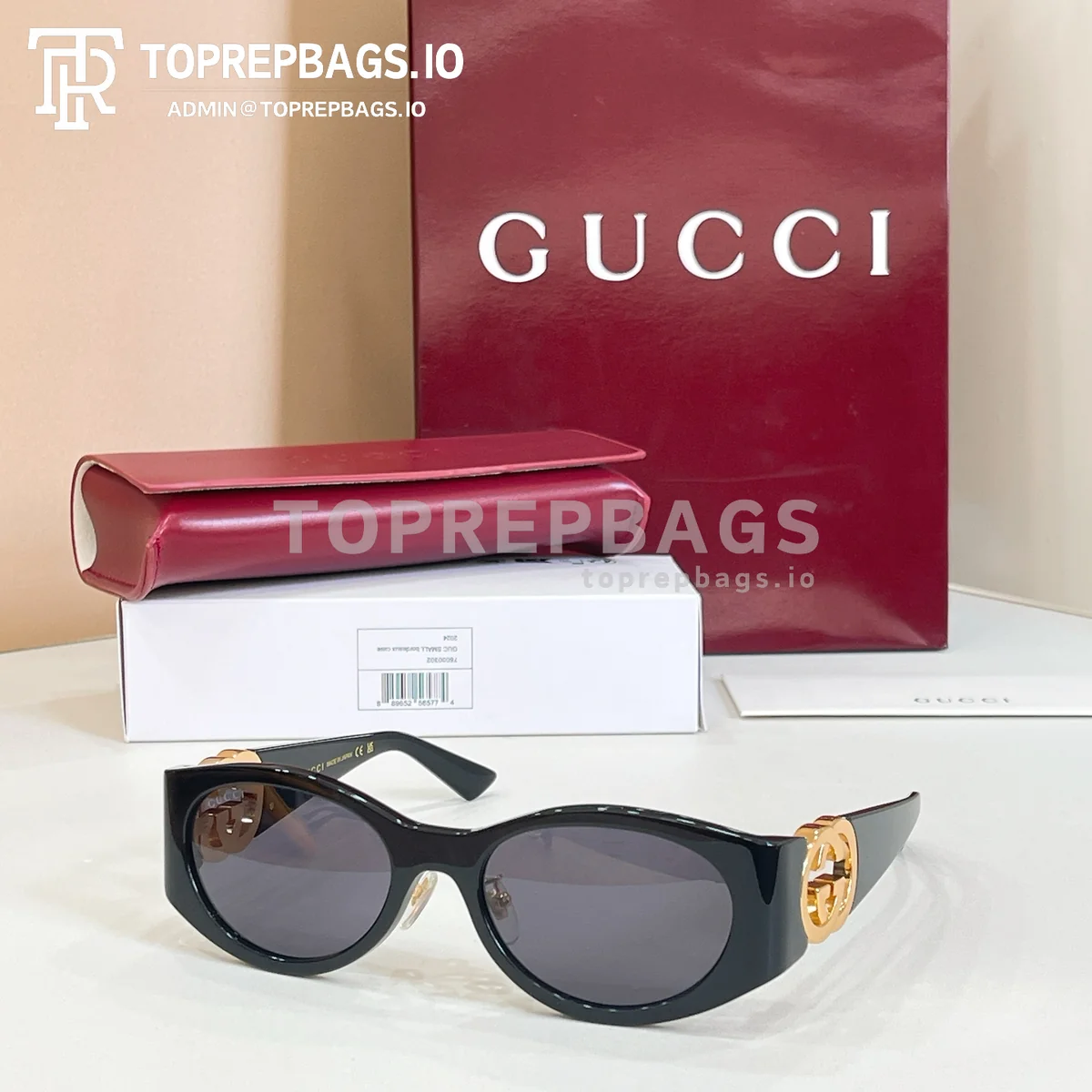 i1773643973344_834_0_0 Gucci GG2123SA Sunglasses in Black