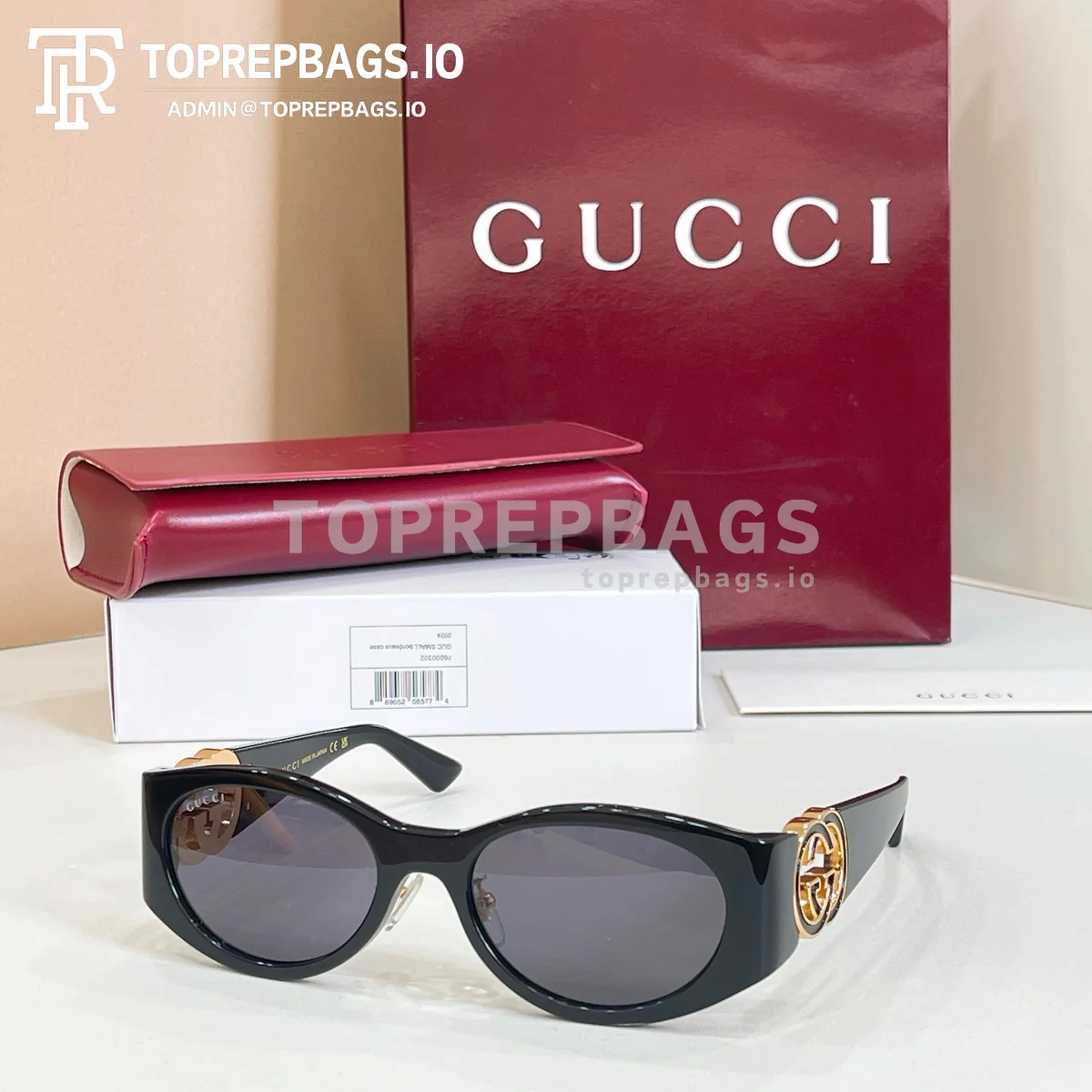i1773643973349_922_0_6 Gucci GG2123SA Sunglasses in Black
