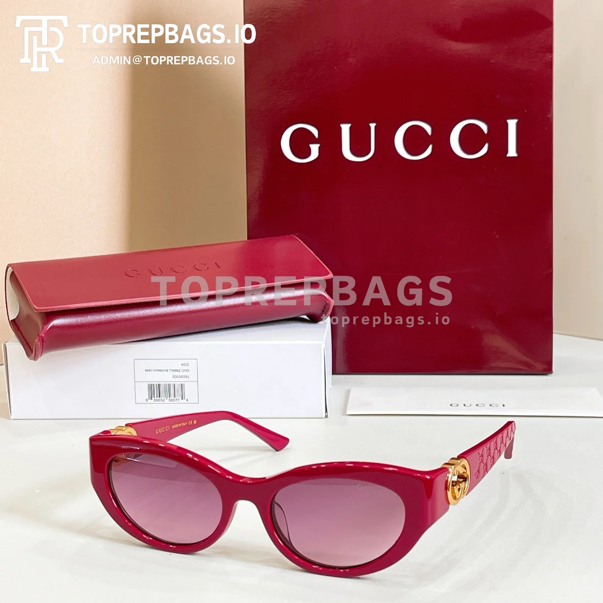 i1773728330193_1567_0_1 Gucci GG1409 Sunglasses in Tortoiseshell