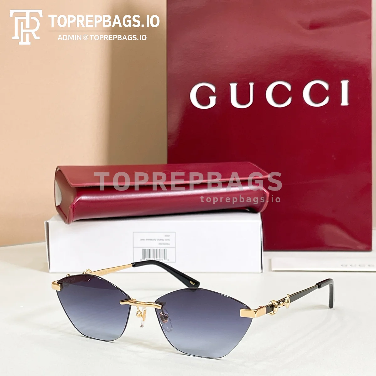 i1773901497850_5697_0_0 Gucci GG2050S Sunglasses in Black