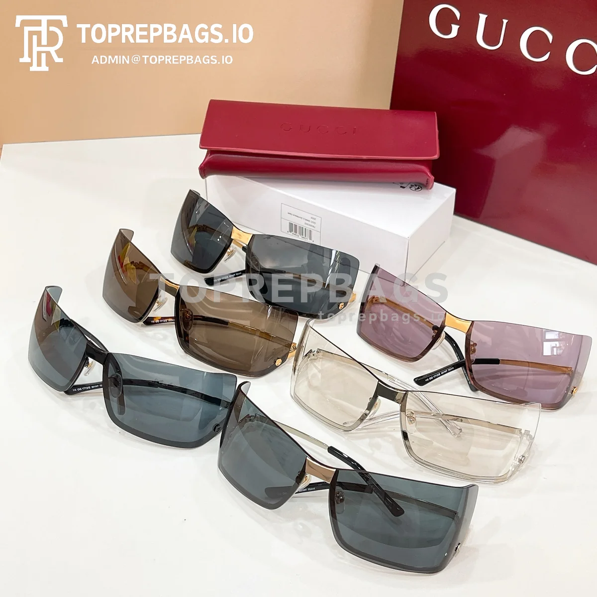 i1774067723722_8361_0_7 Gucci GG1713/S Optical Frames in Clear Silver