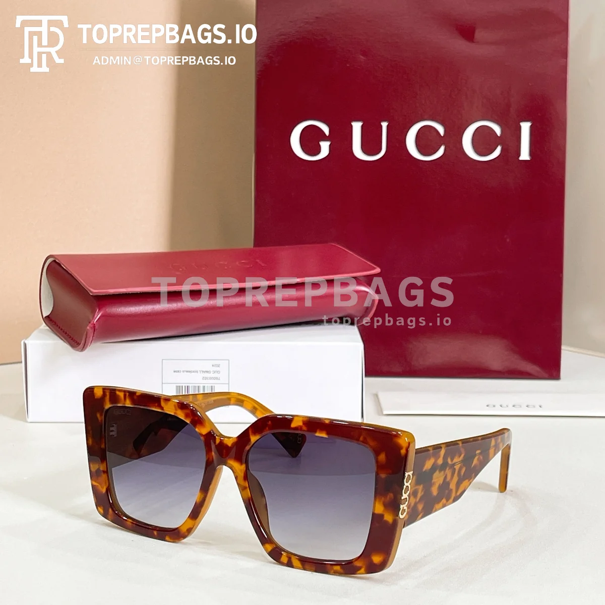 i1774160390589_4878_0_0 Gucci GG2039S Sunglasses in Tortoiseshell