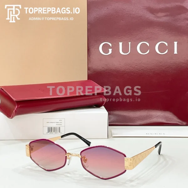 i1774178074317_6239_0_4 Gucci GG2032SK Sunglasses in Green