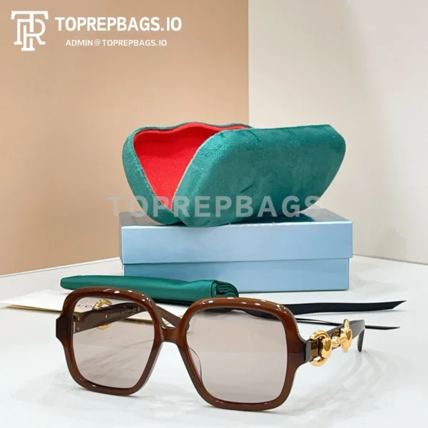 i1774593931101_6490_0_0 Gucci GG2215S Sunglasses in Brown