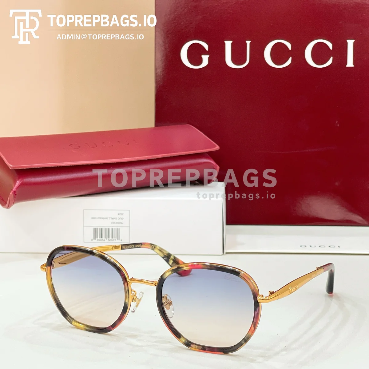 i1774773996615_8033_0_1 Gucci GG1561S Sunglasses in Blue