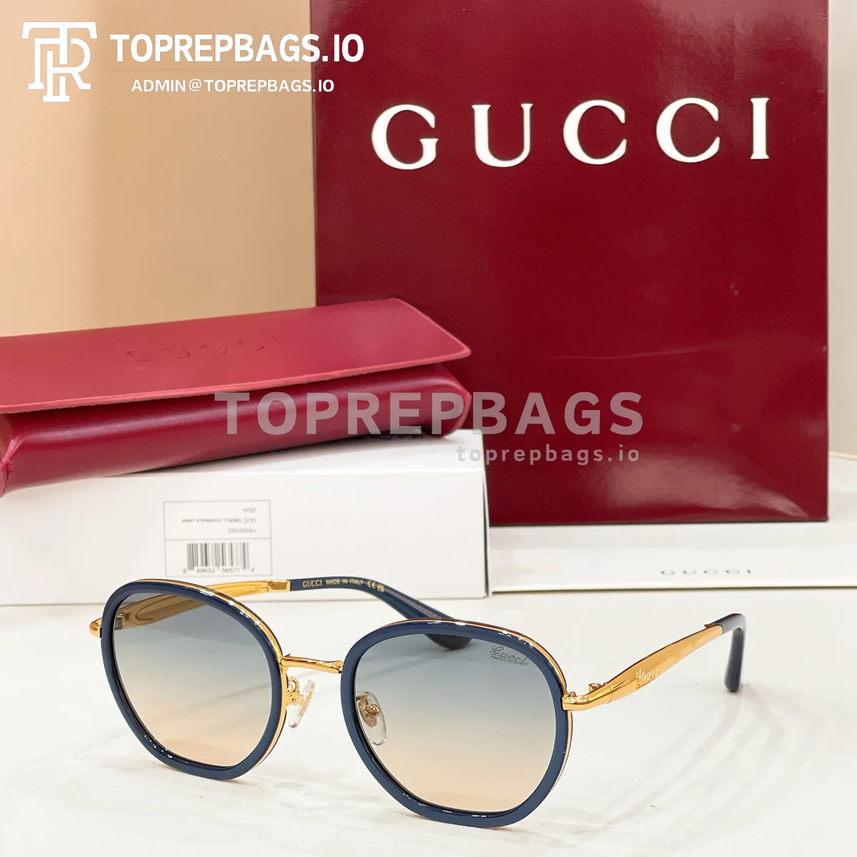 i1774773997783_9432_0_0 Gucci GG1561S Sunglasses in Blue