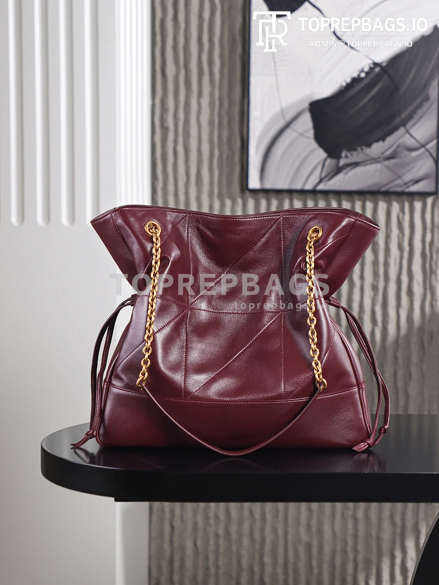 i1774855138860_1652_0_4 YSL Jamie Shopping Medium in Burgundy
