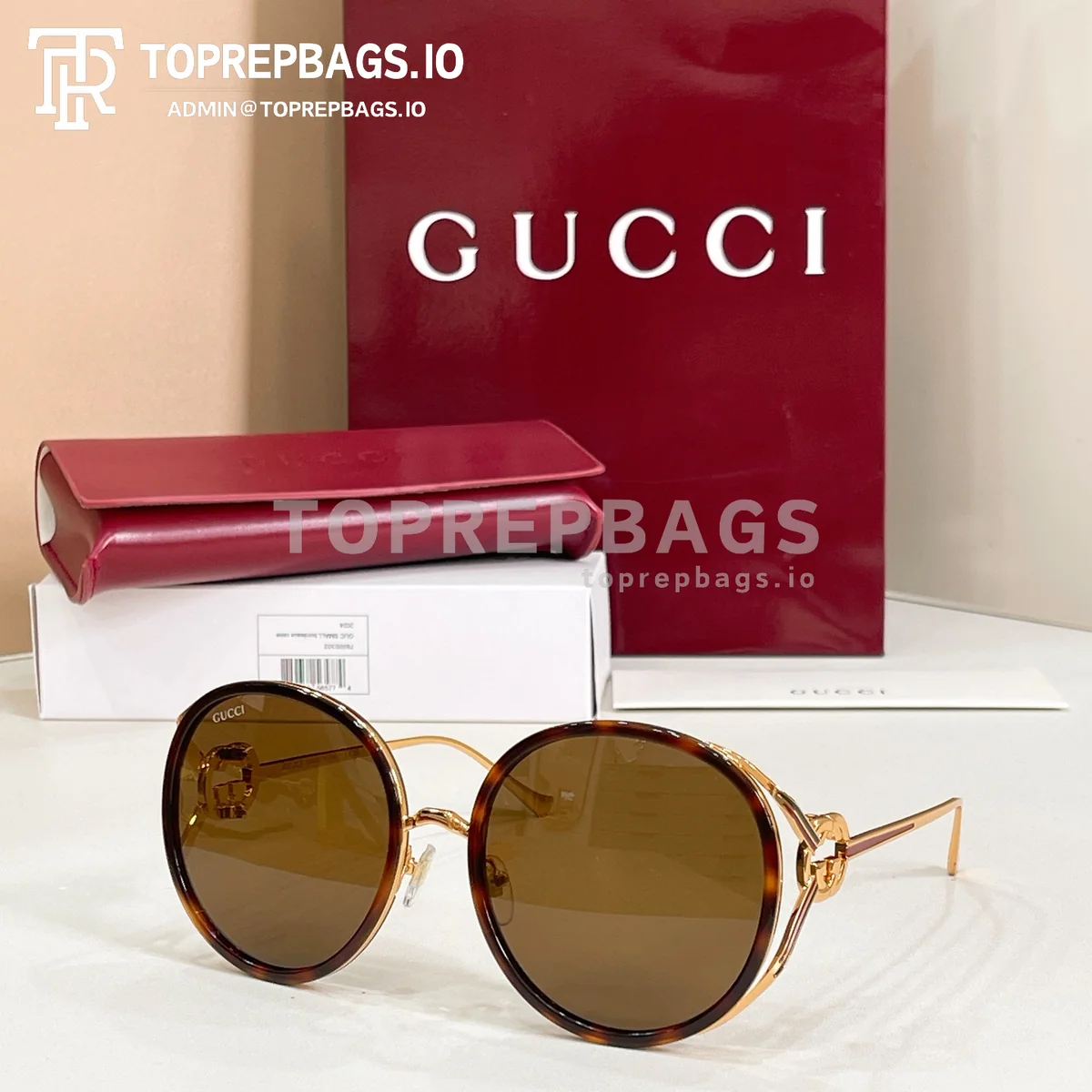 i1774945352950_9539_0_1 Gucci GG1622 Sunglasses in White