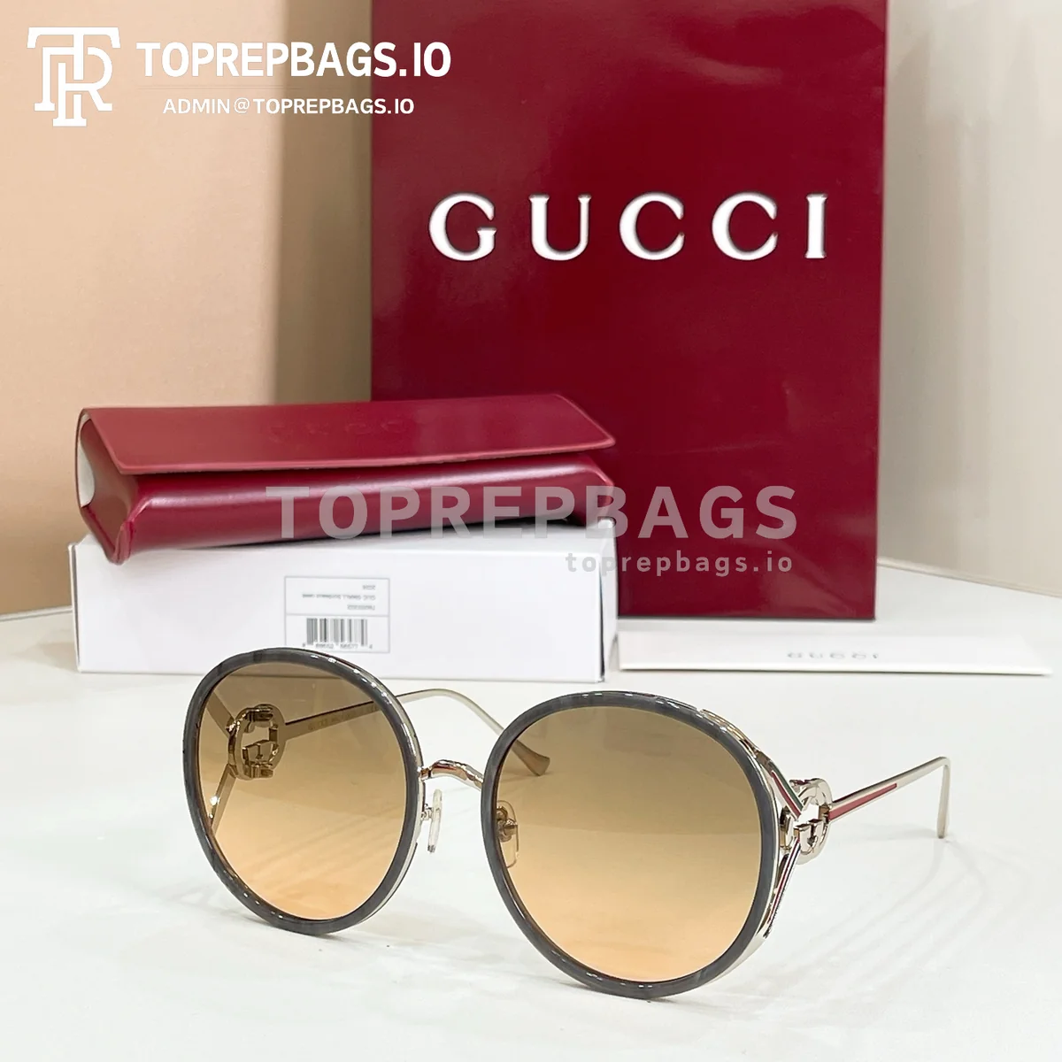 i1774945353767_4103_0_5 Gucci GG1622 Sunglasses in White