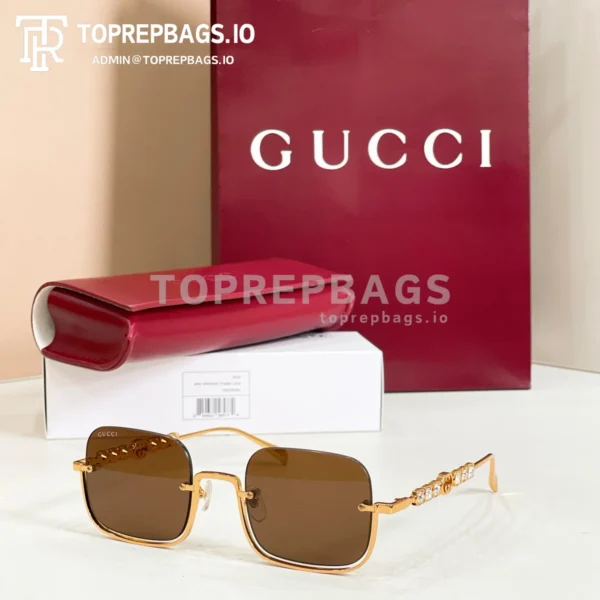 i1775801704462_6196_0_0 Gucci GG1660 Sunglasses in Brown