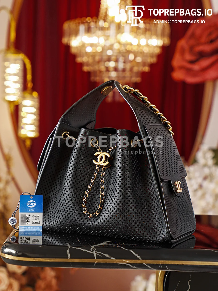i1776144816249_4570_0_0 Chanel 25 Bag Small in Black