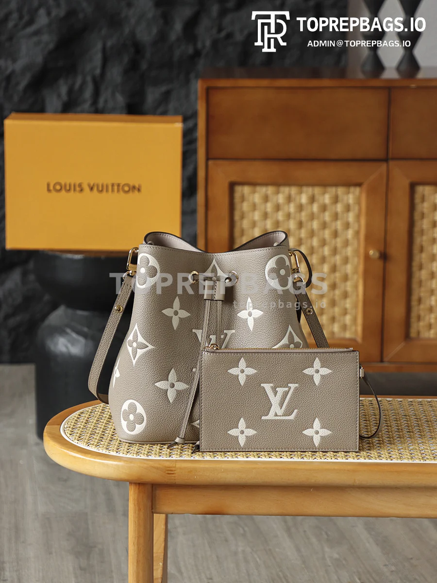 i1776158535461_4138_0_0 Louis Vuitton NeoNoe Bucket in Taupe