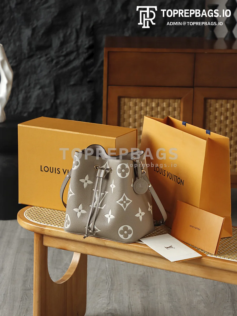 i1776158536414_7684_0_8 Louis Vuitton NeoNoe Bucket in Taupe