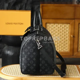 Louis Vuitton Keepall Bandouliere in Black