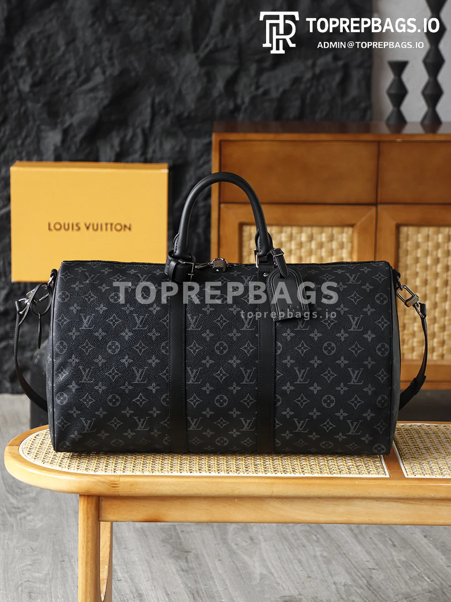i1776404135123_2746_0_0 Louis Vuitton Keepall Bandouliere in Black