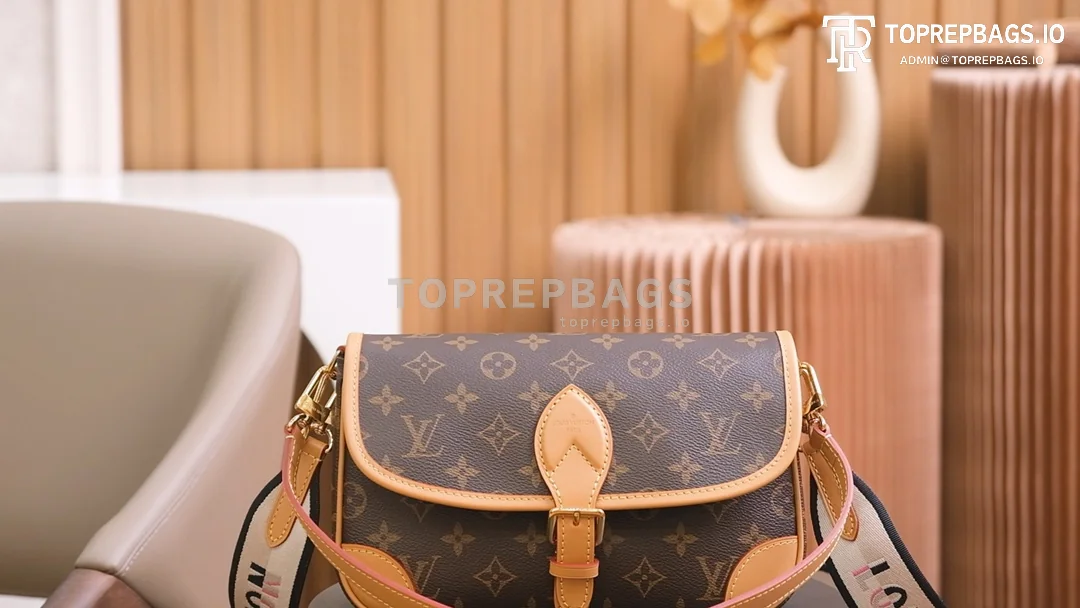 o1653241713_9334 Louis Vuitton Diane Hobo in Brown