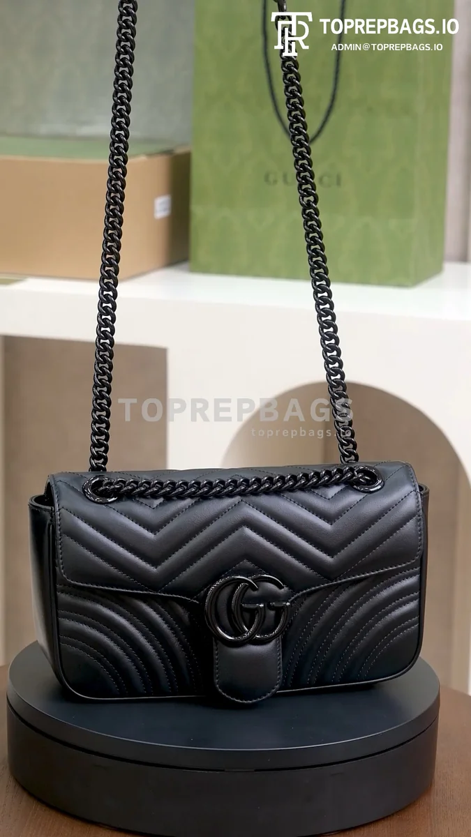 o1660237749_8699 Gucci GG Marmont in Black