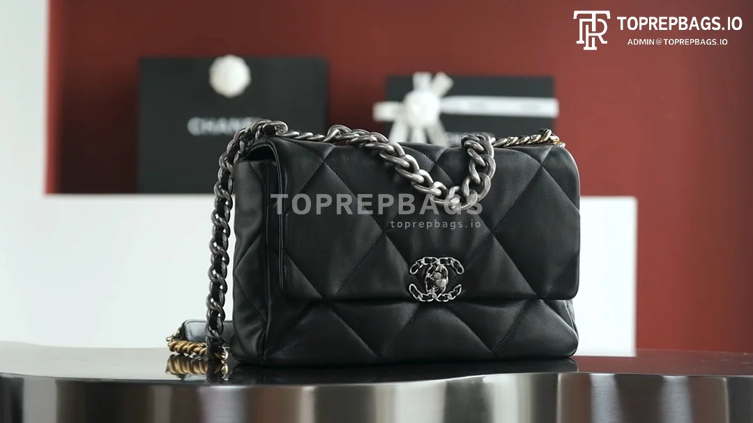 o1679384879_1981 Chanel 19 Bag Medium in Black