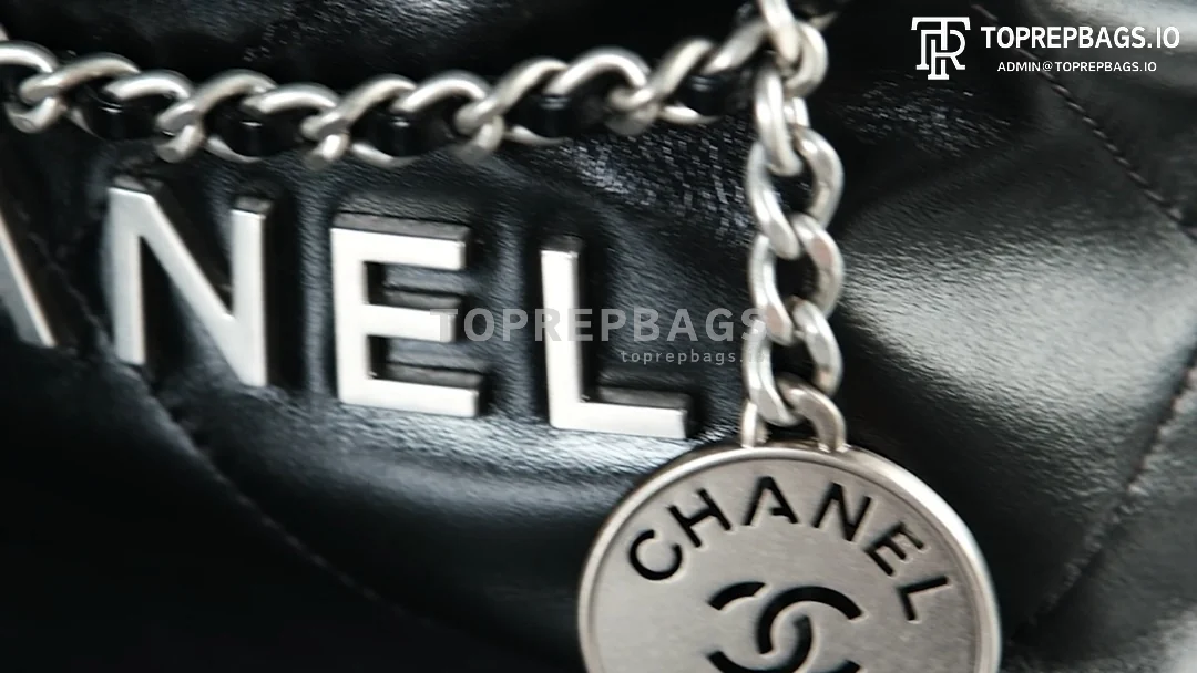 o1683189789_7450 Chanel Mini 22 Bag in Black