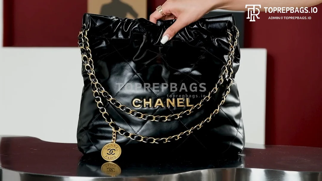 o1683979088_3436 Chanel 22 Bag Small in Black
