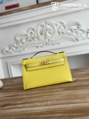 Home Hermes Kelly in Yellow