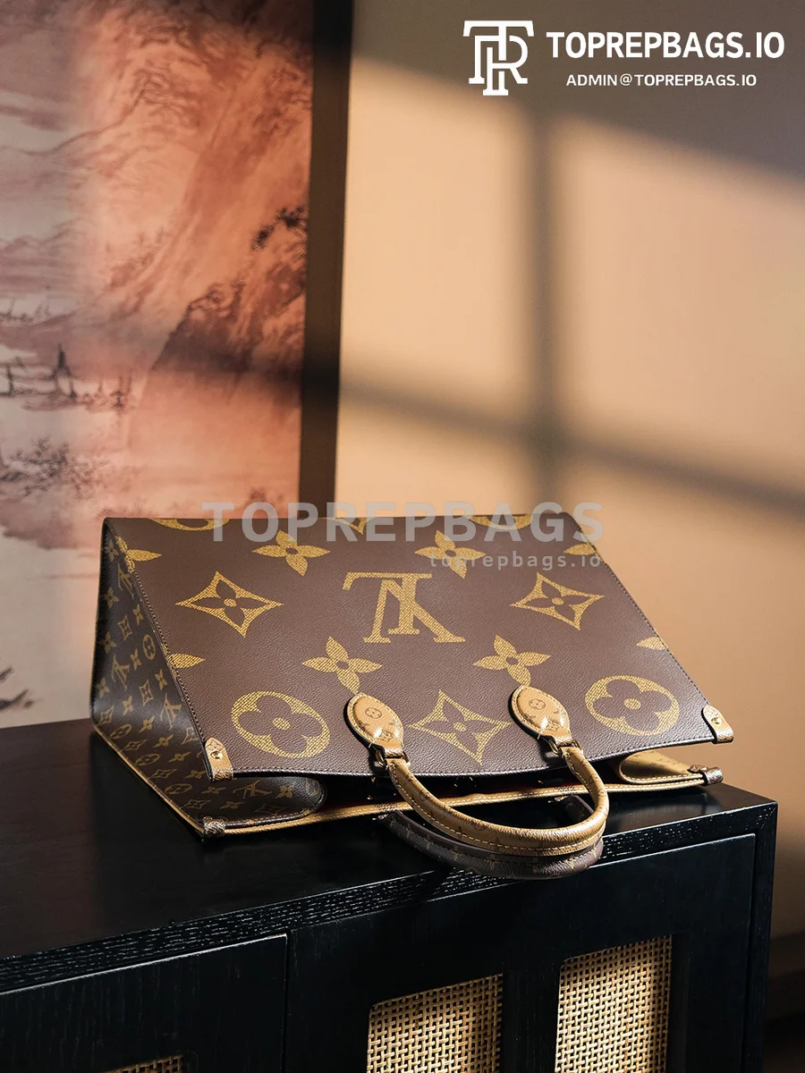 a1730617101917_4251 Louis Vuitton Onthego GM in Brown