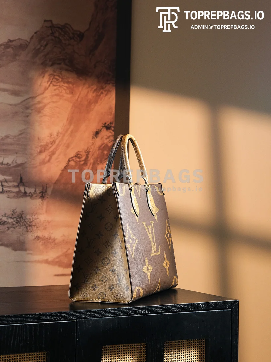 a1730617445023_5413 Louis Vuitton OnTheGo MM in Brown