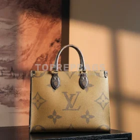 Louis Vuitton OnTheGo MM in Brown
