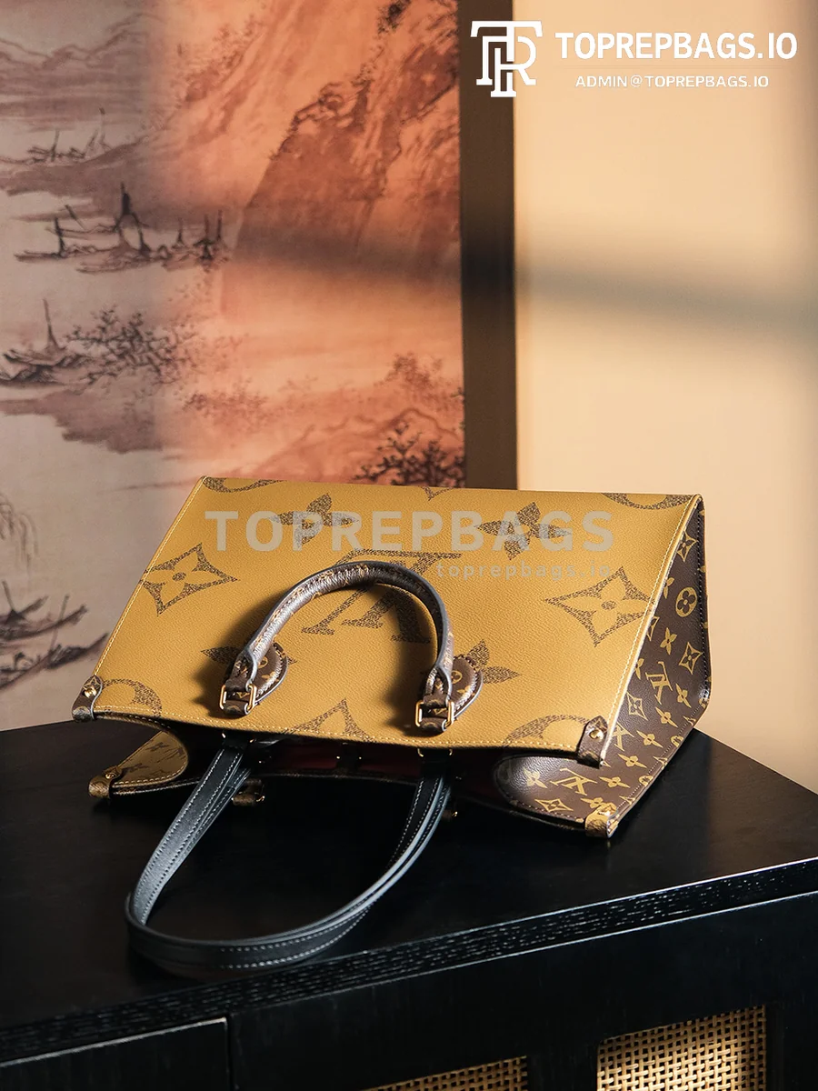 a1730617446137_2837 Louis Vuitton OnTheGo MM in Brown
