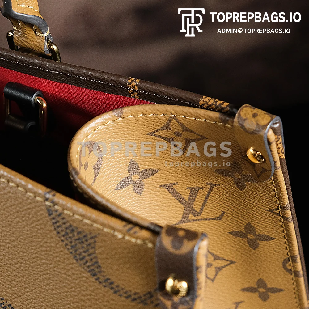 a1730617512798_6810 Louis Vuitton OnTheGo MM in Brown