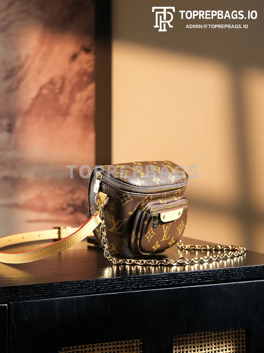 a1731153188086_4761 Louis Vuitton Mini Bumbag in Brown