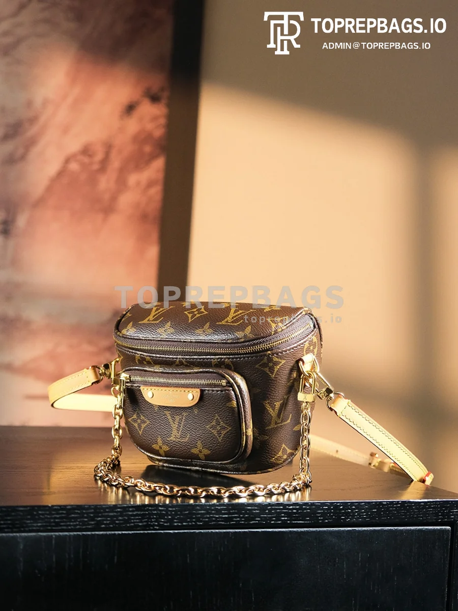 a1731153190357_6055 Louis Vuitton Mini Bumbag in Brown