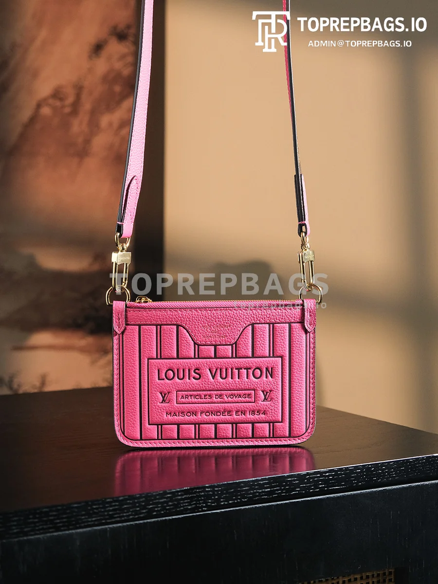 a1735119281995_6851 Louis Vuitton Neverfull BB Monogram Canvas and Grained Leather Thick Steel Hardware Tote Bag detailed product image