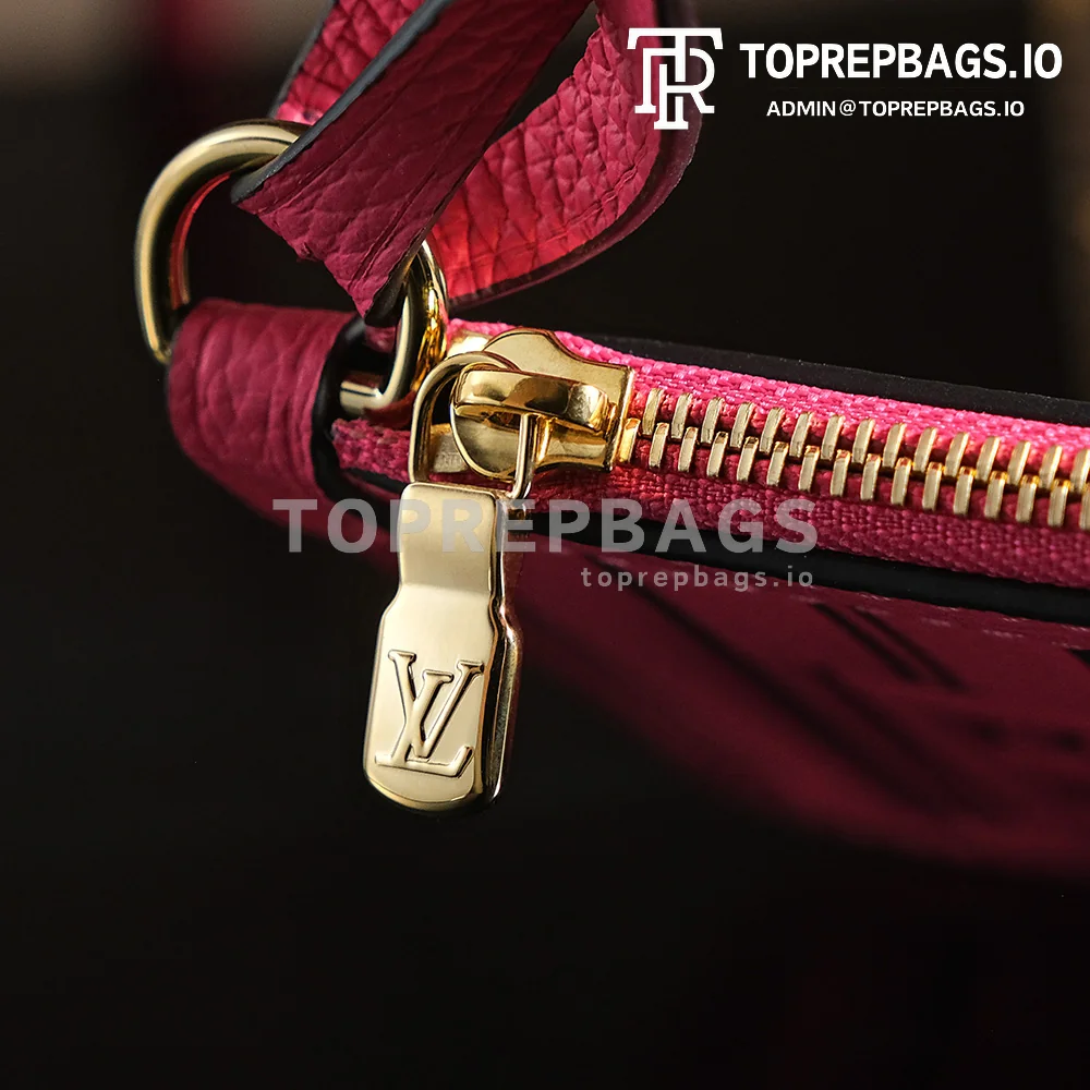 a1735119330040_4623 Louis Vuitton Neverfull BB Monogram Canvas and Grained Leather Thick Steel Hardware Tote Bag detailed product image