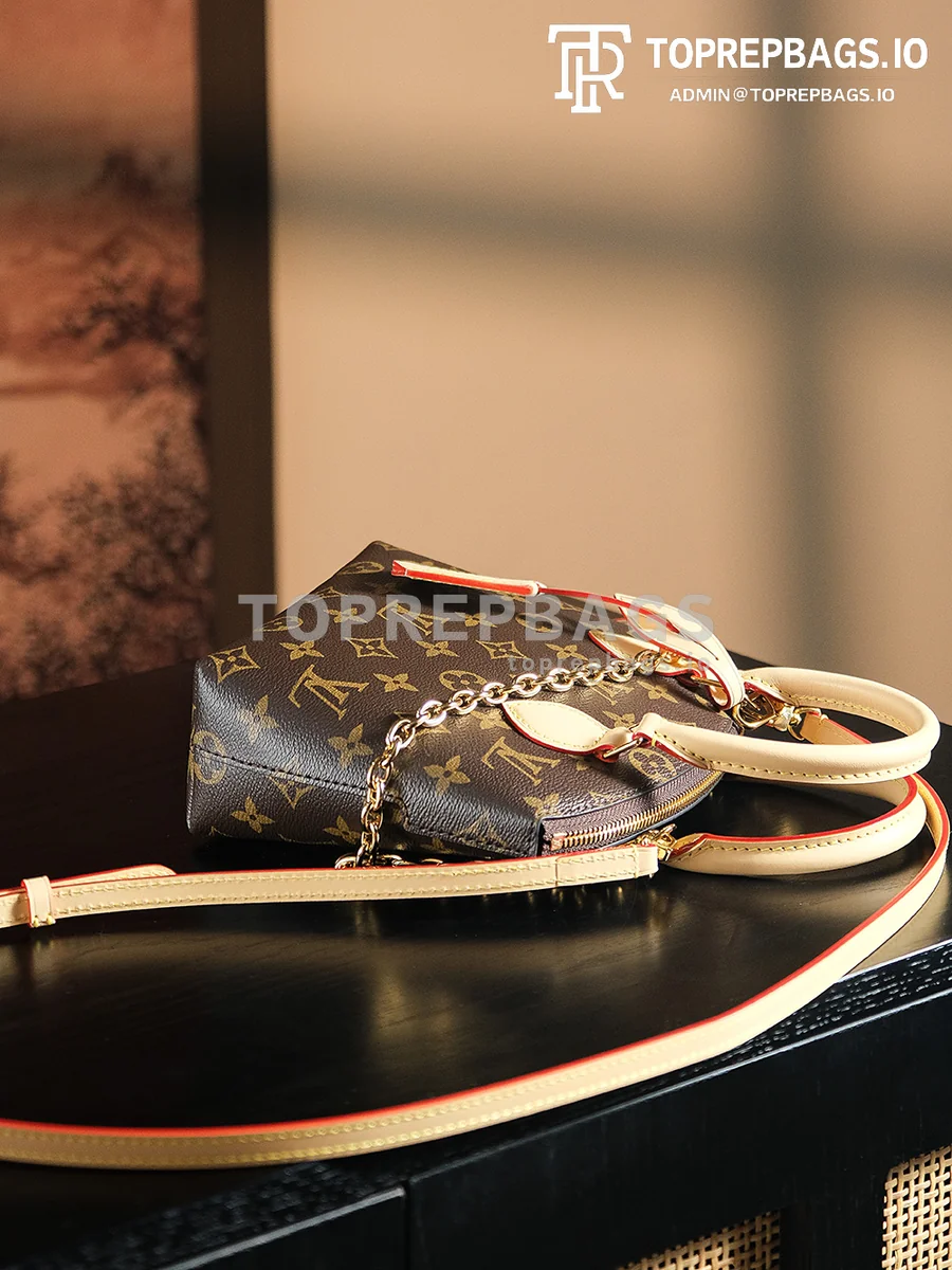 a1735556311516_0446 Louis Vuitton Lockit BB in Brown