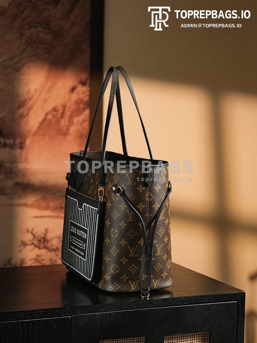 a1736173261554_5503 Louis Vuitton Neverfull in Brown