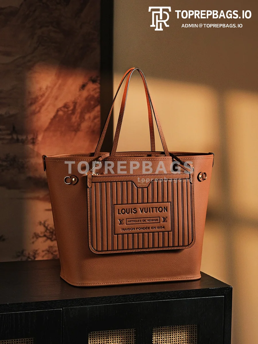a1736173697908_5135 Louis Vuitton Neverfull in Brown