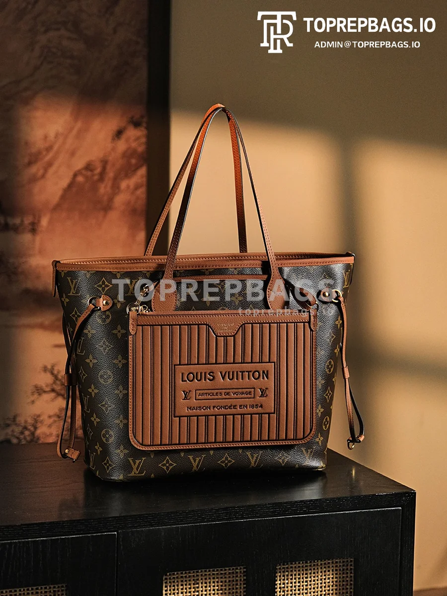 a1736173697946_8781 Louis Vuitton Neverfull in Brown