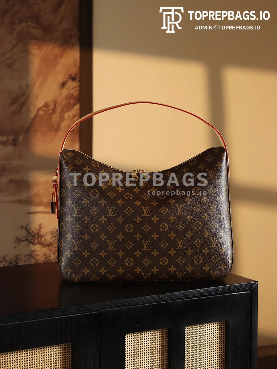 a1736409229227_7080 Louis Vuitton Slouchy MM Hobo in Brown